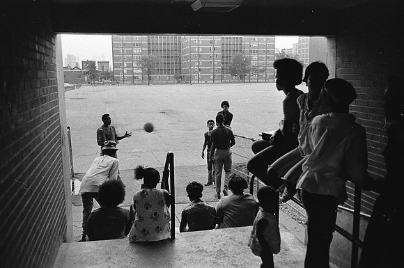Children at Youth Welfare Center in Chicago housing project (ST-14001620-0003)