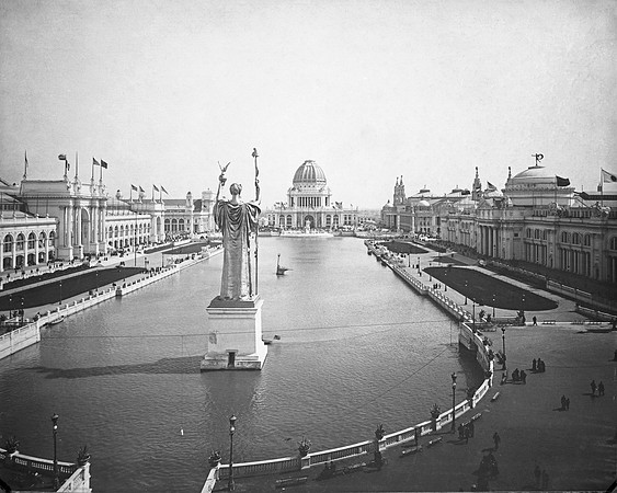 The Court of Honor looking west, World's Columbian Exposition