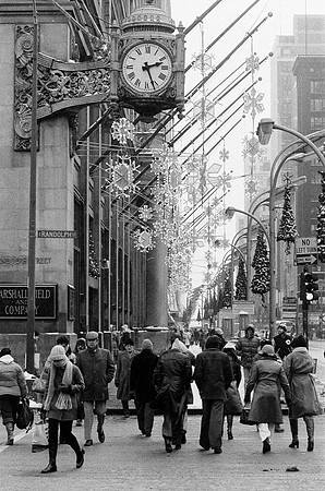 Shoppers on State Street