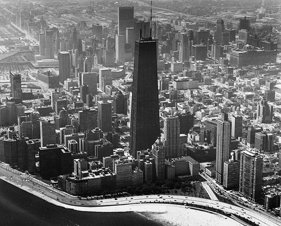 Bird's-eye view of the John Hancock Center (HBSN-00800-A5)
