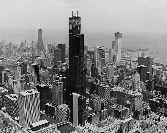 Sears Tower under construction (HB-36150-A2)