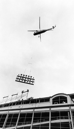 First set of lights installed at Wrigley Field (ST-17500792)