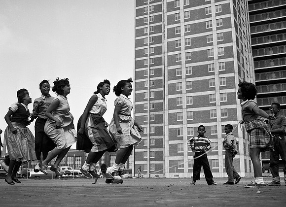 Children jumping rope at Cabrini-Green (ST-17500872)