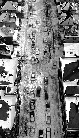 Greenview Avenue following blizzard (ST-17500889)