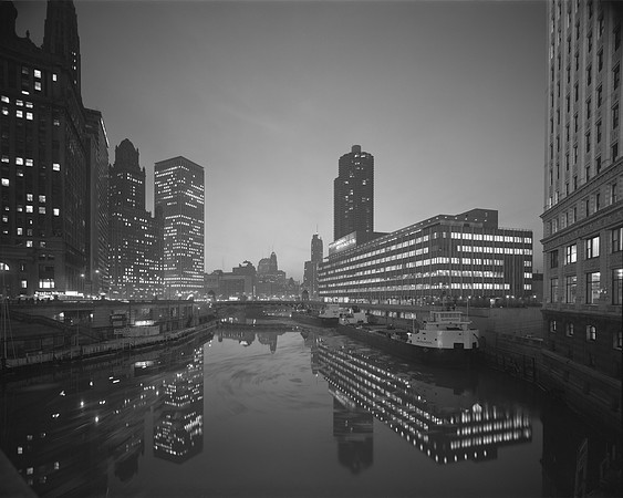 Chicago River at night (HBSN-00827-L2)