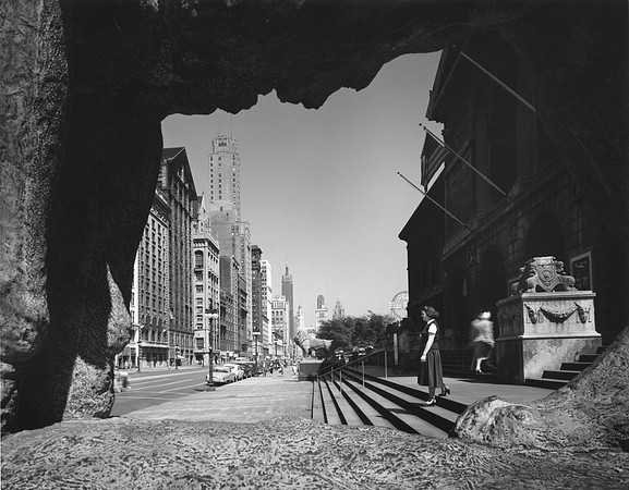 Art Institute of Chicago and Michigan Avenue (HBSN-00825-M)